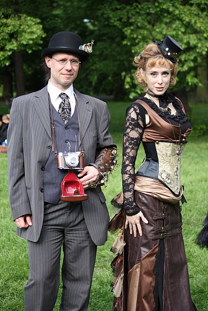 Norbert and unknown lady