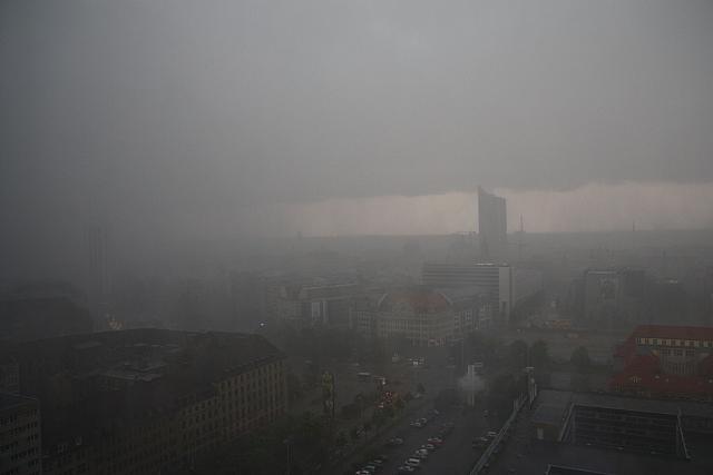 During a short storm